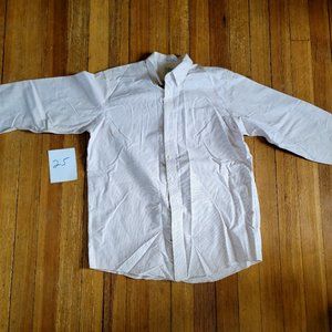 Men's Wrinkle-Free Classic Oxford Cloth Shirt, Traditional Fit University Stripe